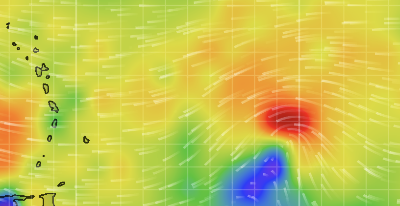 Une dépression ou un ouragan en formation?