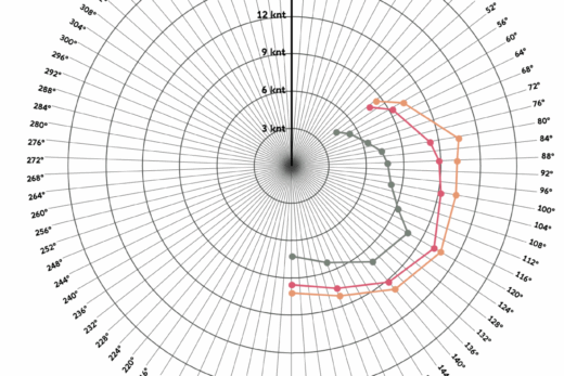 The Catamaran's Polar Curve