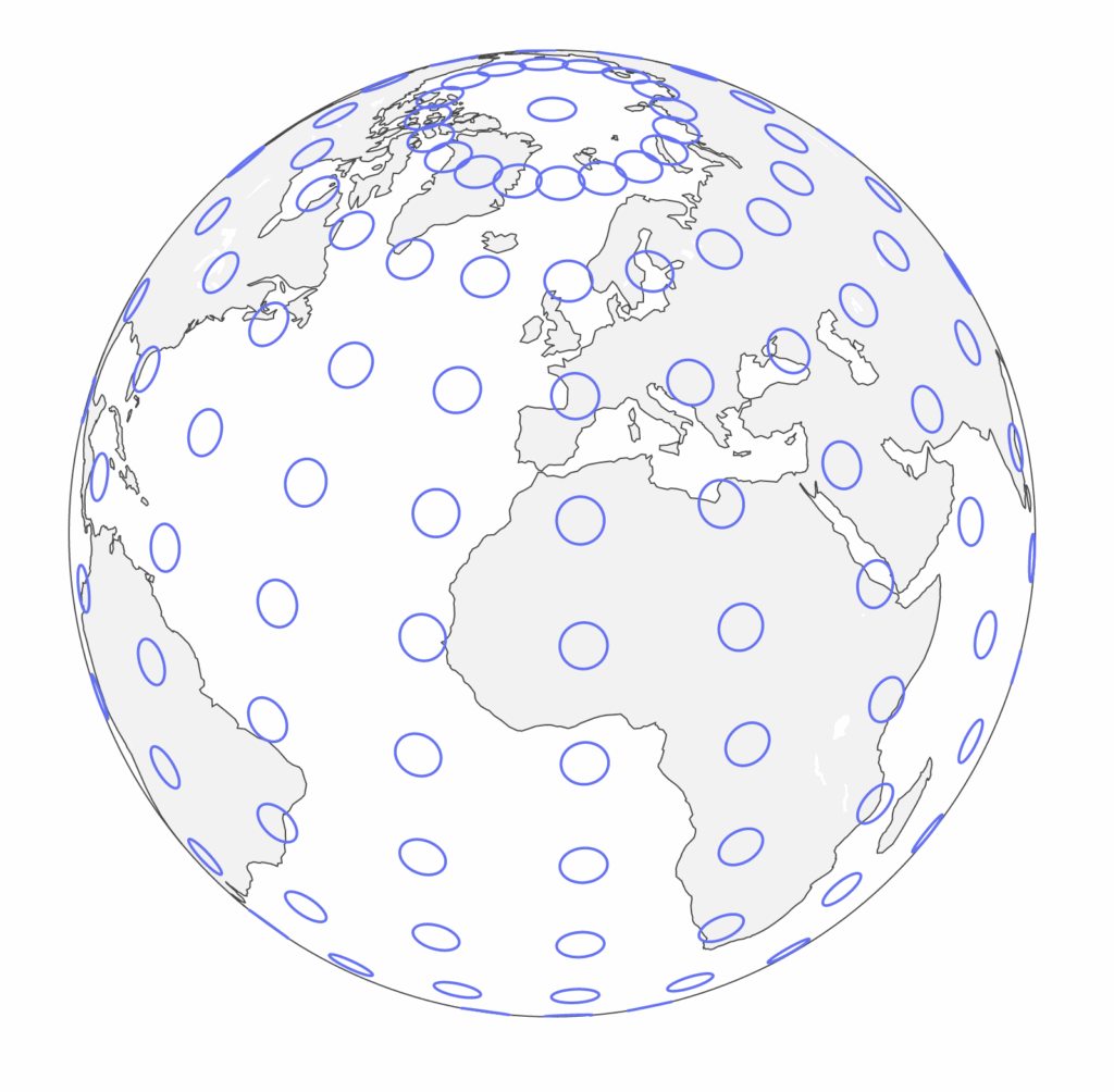 Les surfaces indicatrices de Tissot.