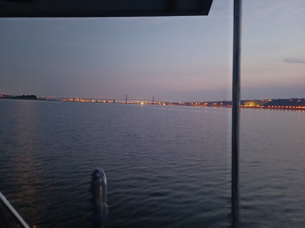 Mouillage à l'Ile d'Orléans.