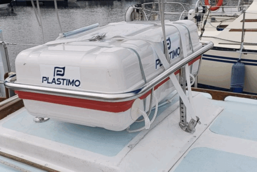 A Liferaft Installed on Deck.