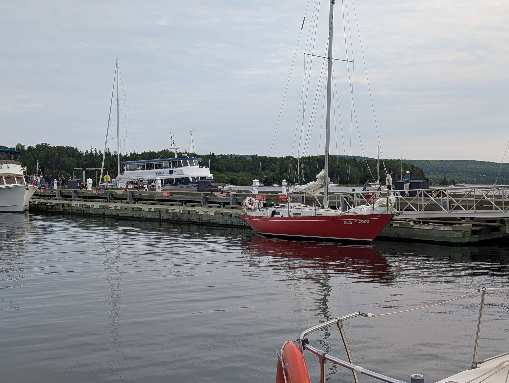 Un Contessa 32 à Baddeck.